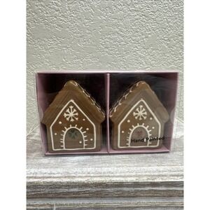$19 🌙 St. Nicholas Square Gingerbread House Salt And Pepper Shaker NEW